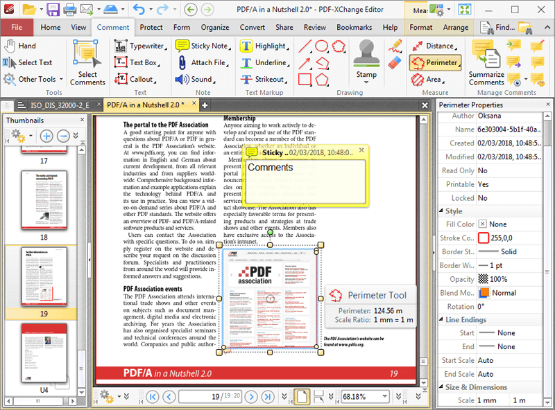 PDF-XChange Editor Main Interface Screenshot