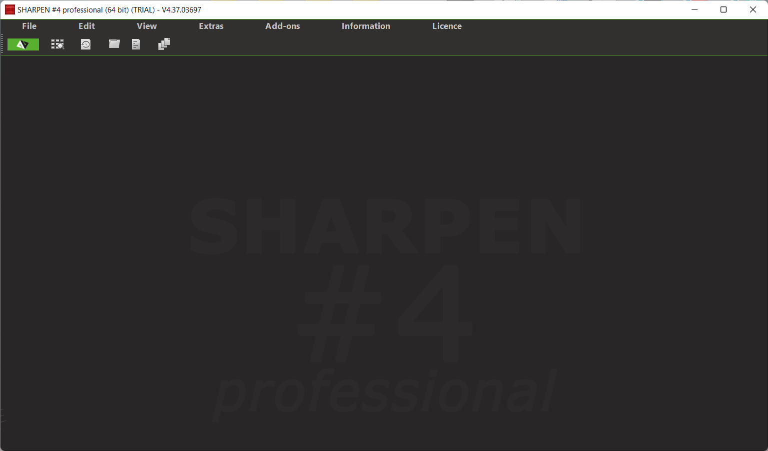 SHARPEN Professional Main Interface Screenshot