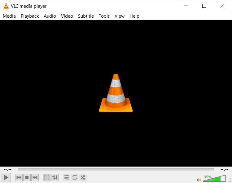 VLC Media Player Main Interface Screenshot