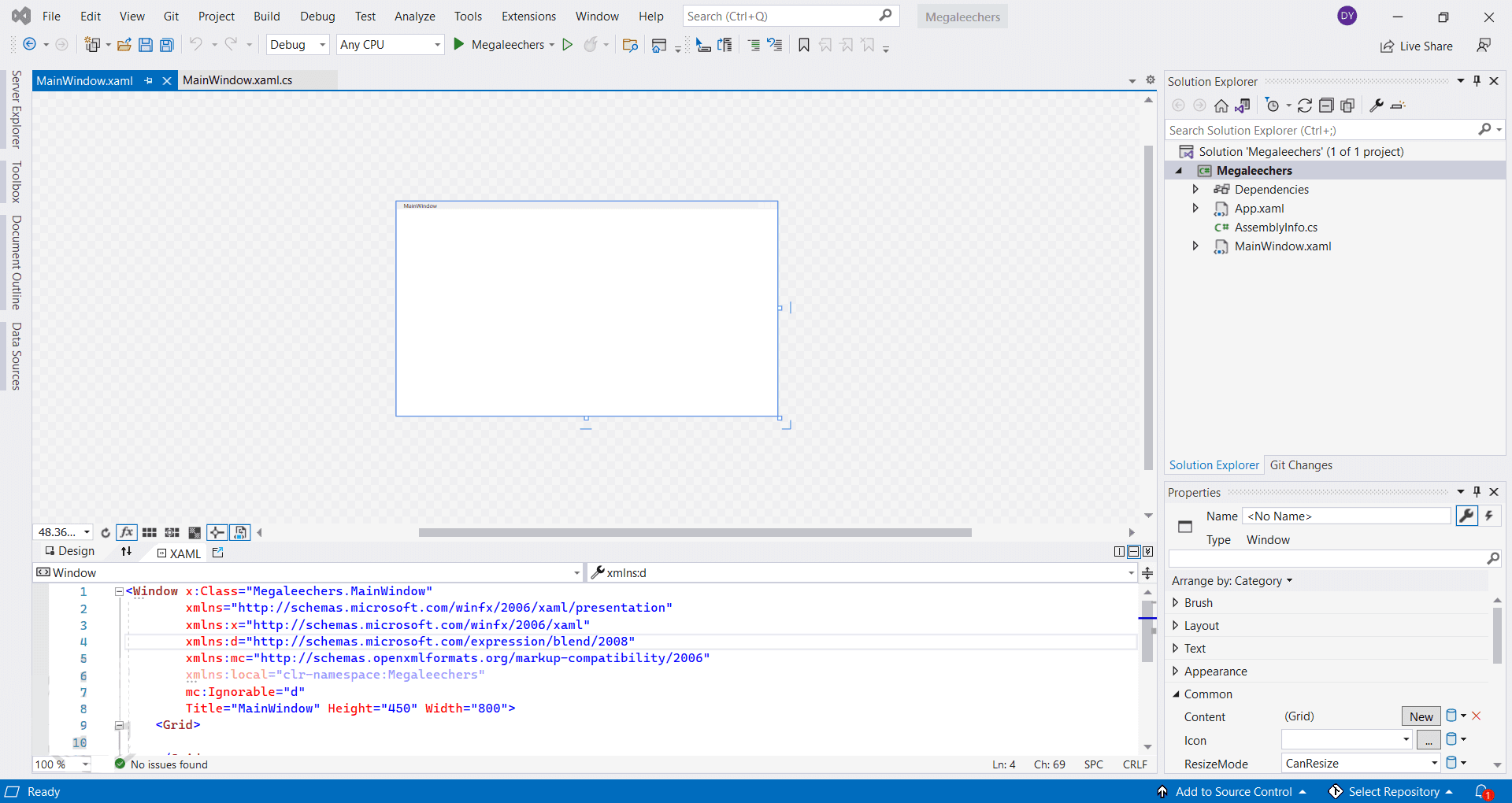 Visual Studio 2022 Main Interface Screenshot